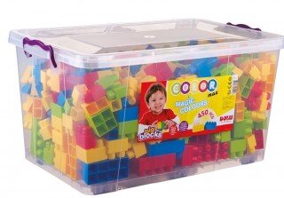 Dolu 5094 Sandıkta Büyük Renkli Bloklar 450 Parça Lego ve Yapı Oyuncakları kullananlar yorumlar